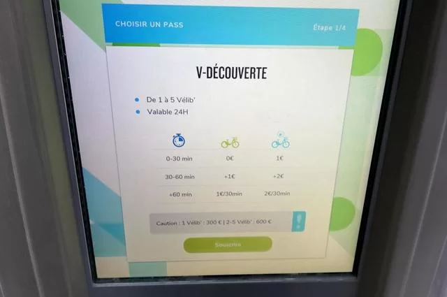 цены на прокат велосипедов в париже