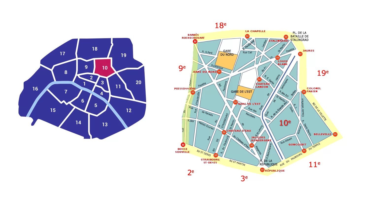 Лучшие районы парижа. 16 Округ Парижа на карте. 10 Округ Парижа на карте. Карта округов Парижа. 19 Округ Парижа на карте.