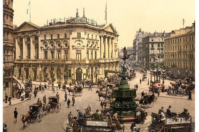 Piccadilly Circus. 1890 год