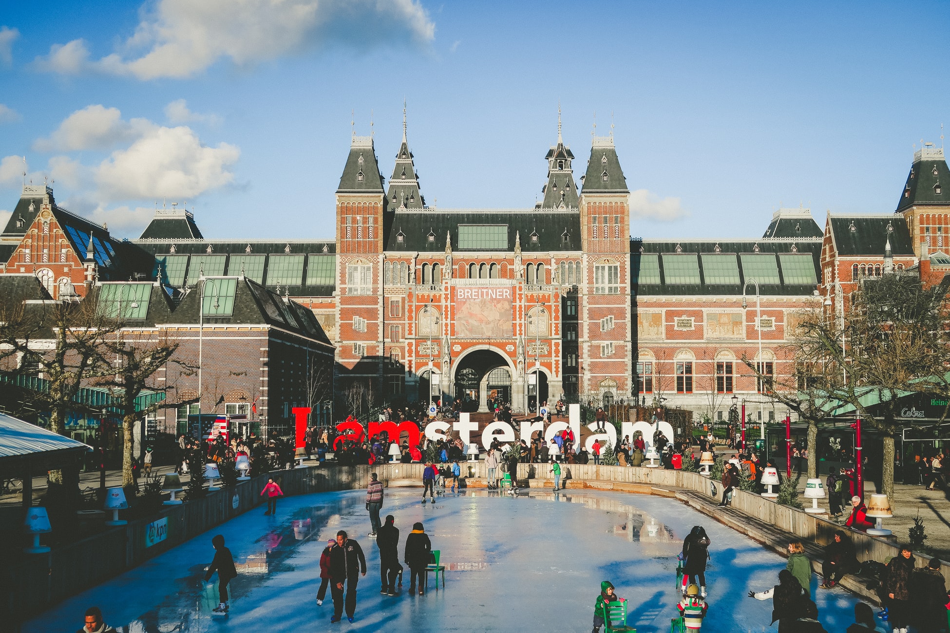 Буквы I amsterdam у Государственного музея