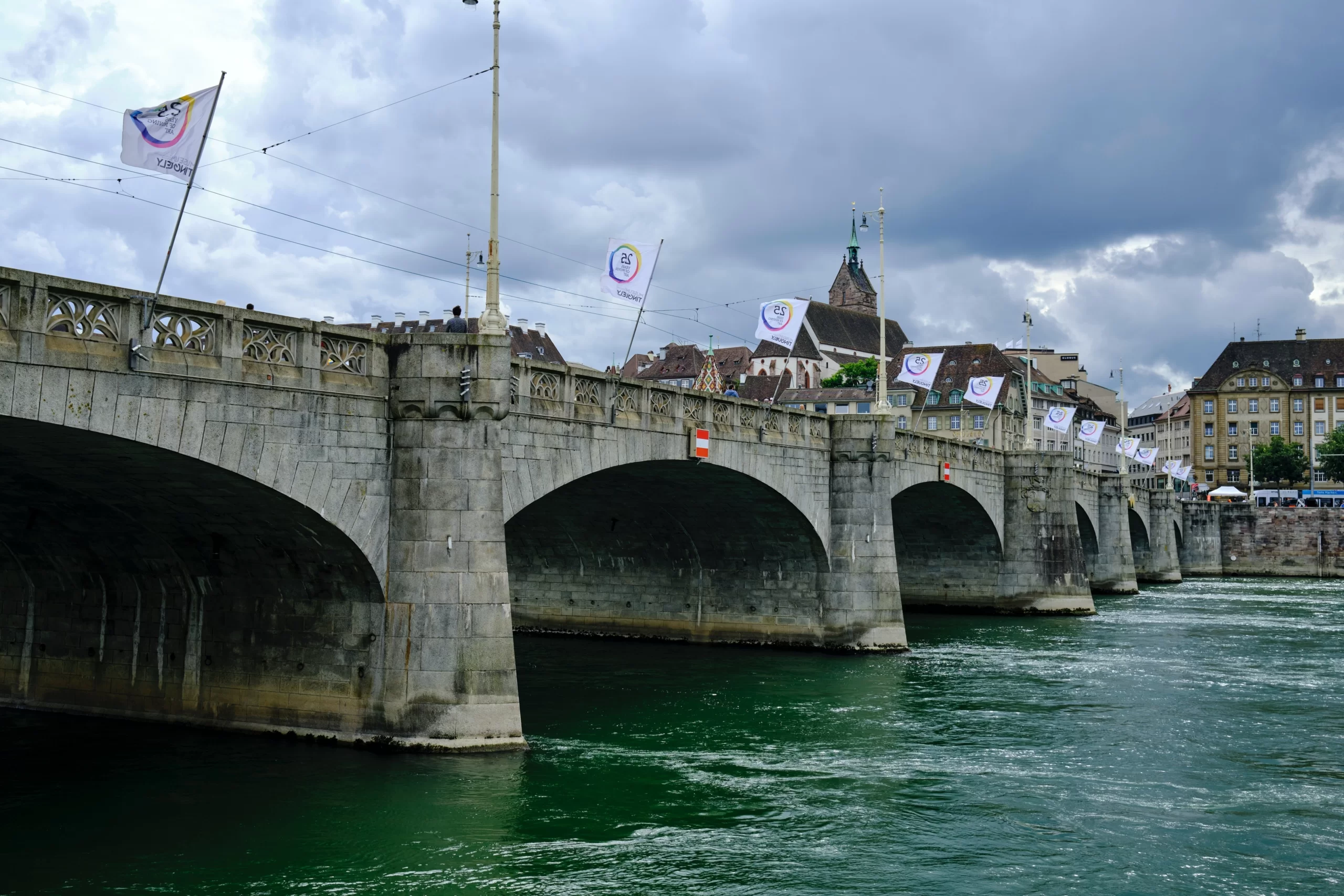 Средний мост (Mittlere Brücke) Достопримечательности Базеля