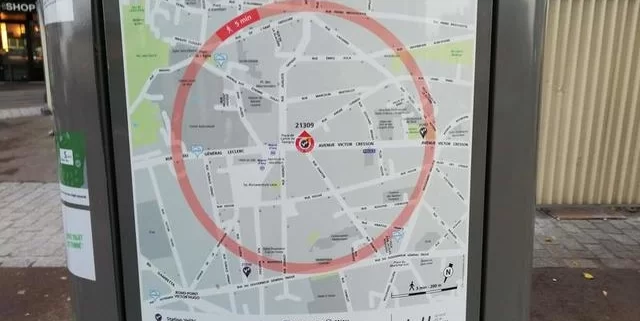 велосипеды в париже карта