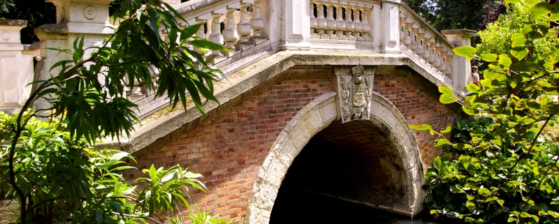 Мост в парке Монсо