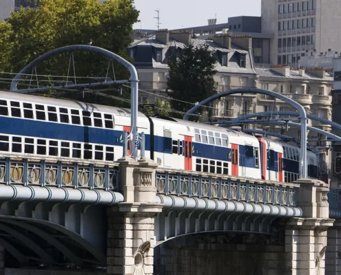 RER C на мосту