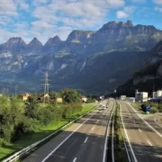 Дорога в Альпах