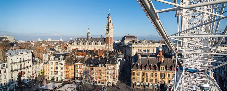 Лилль с колеса обозрения