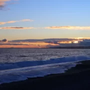 Закат над морем