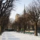 Снег в Париже