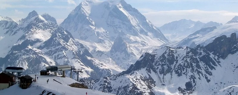 Вид на Куршевель