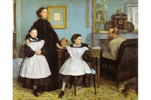 Edgar Degas - La famille Bellelli Семья Беллелли