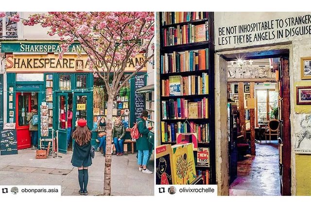 @obonparis.asia, @olivixrochelle Shakespeare&Company