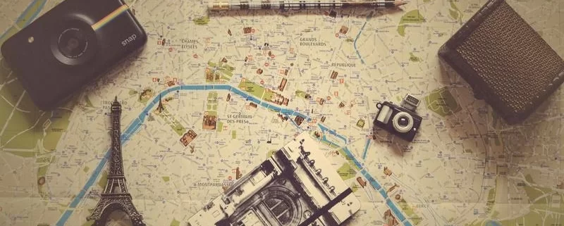 Карта Парижа