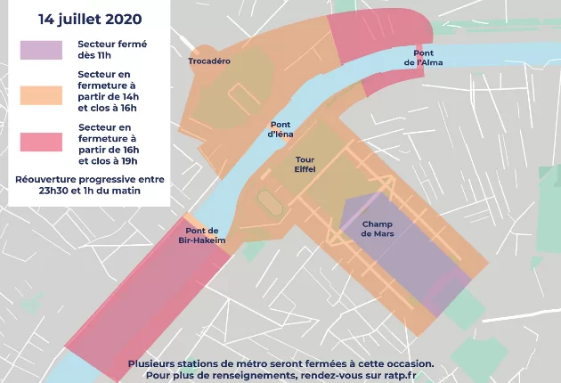 Перекрытие на 14 июля