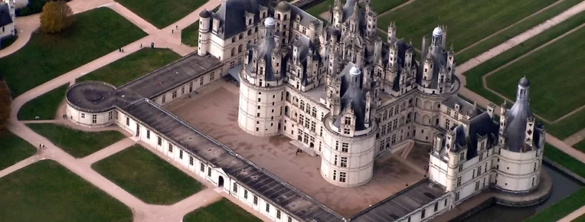 Шамбор с воздуха