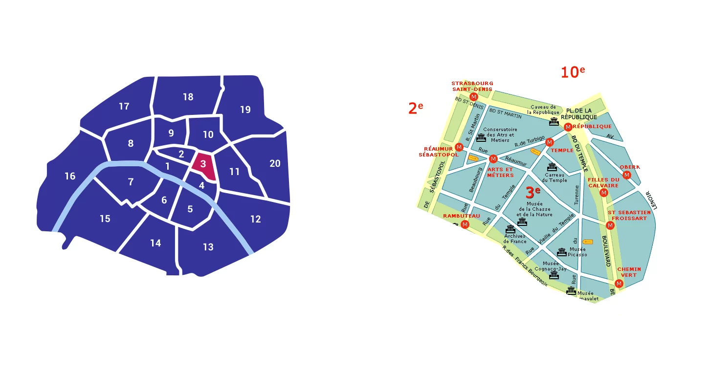 Карта 3 округа