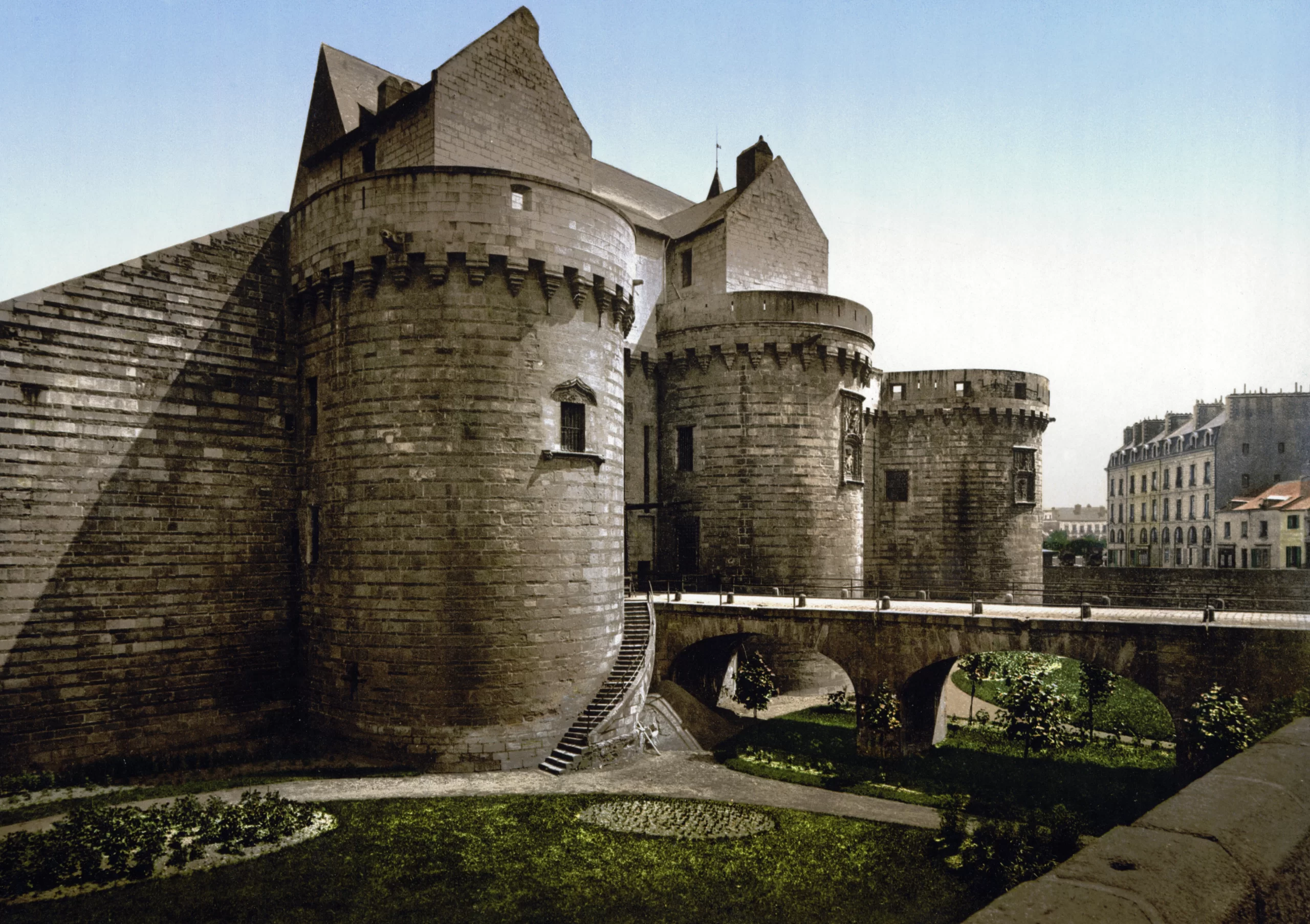 ChateauNantesEntrance1900 Замок герцогов Бретонских