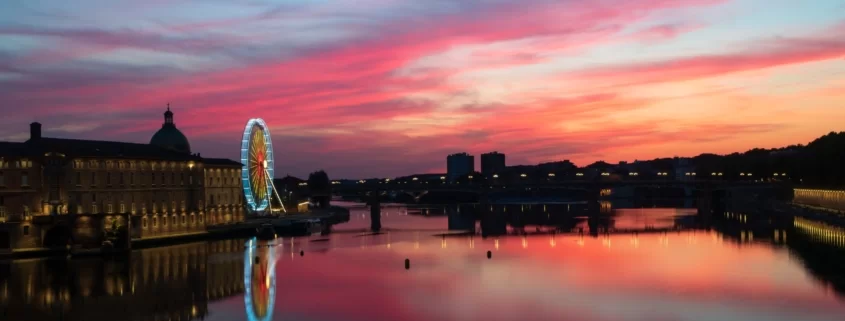 Закат в Тулузе