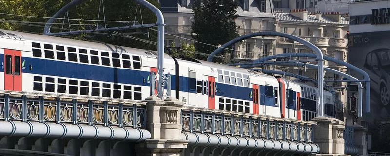 RER C на мосту