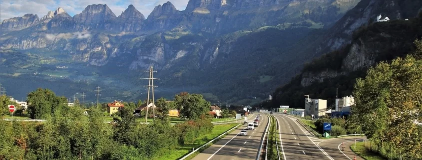 Дорога в Альпах