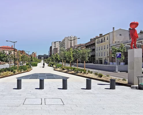 Аллея Жана Жореса в Тулузе