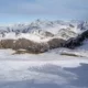 Вид на Монблан с курорта Ле Дез Альп