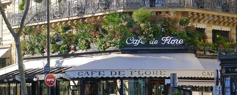 Кафе де Флор на бульваре Монпарнас