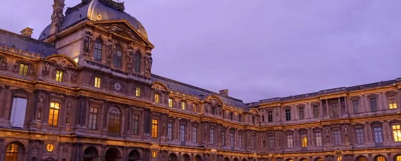 Вечерний Лувр