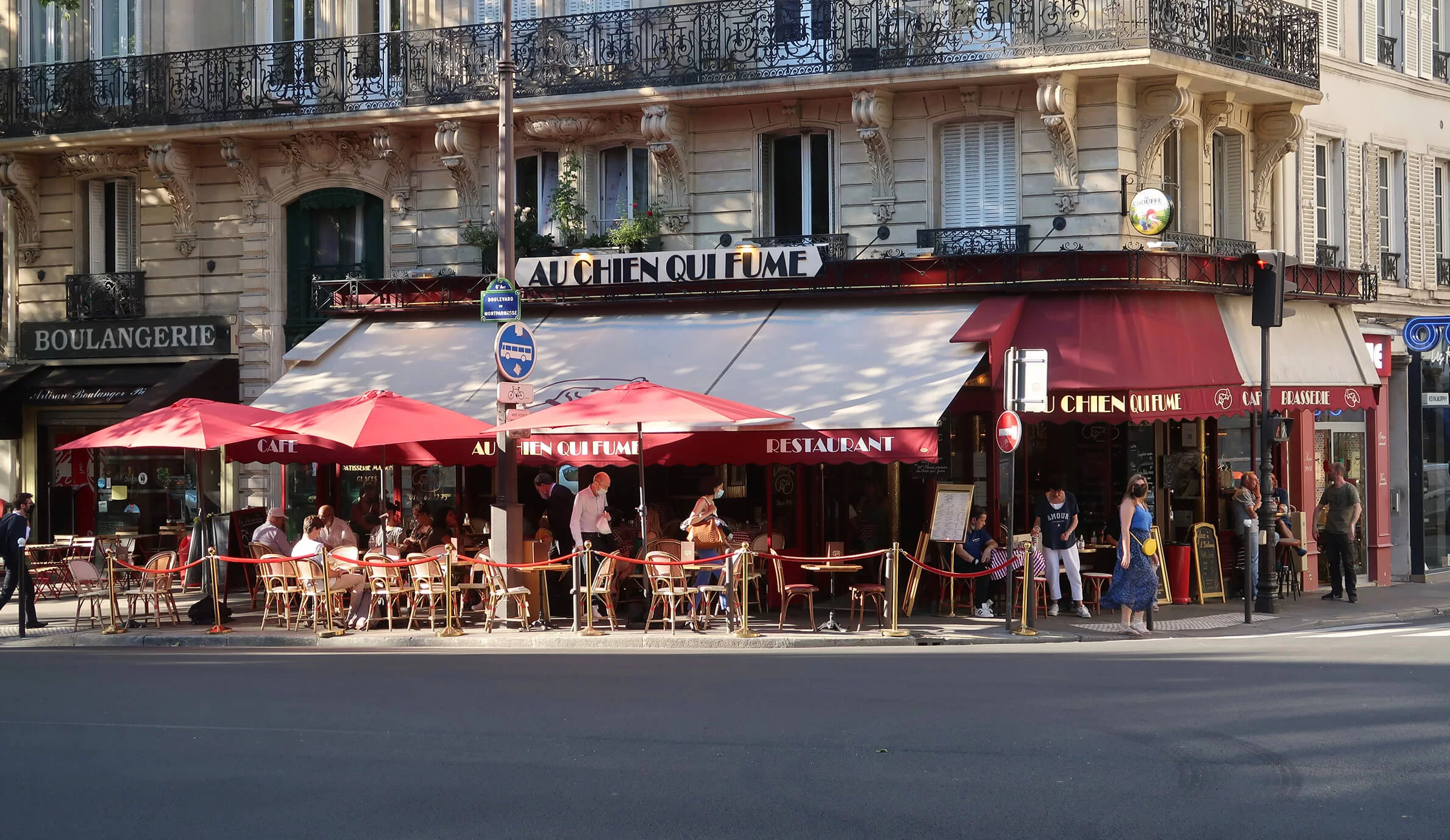 Кафе на бульваре Монпарнас