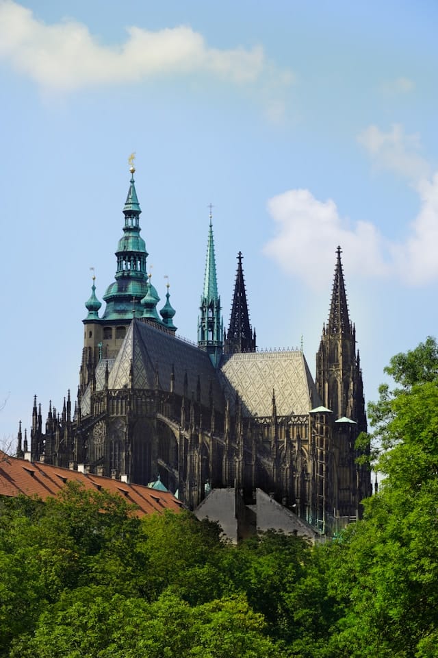 Пражский Град Прага средневековая