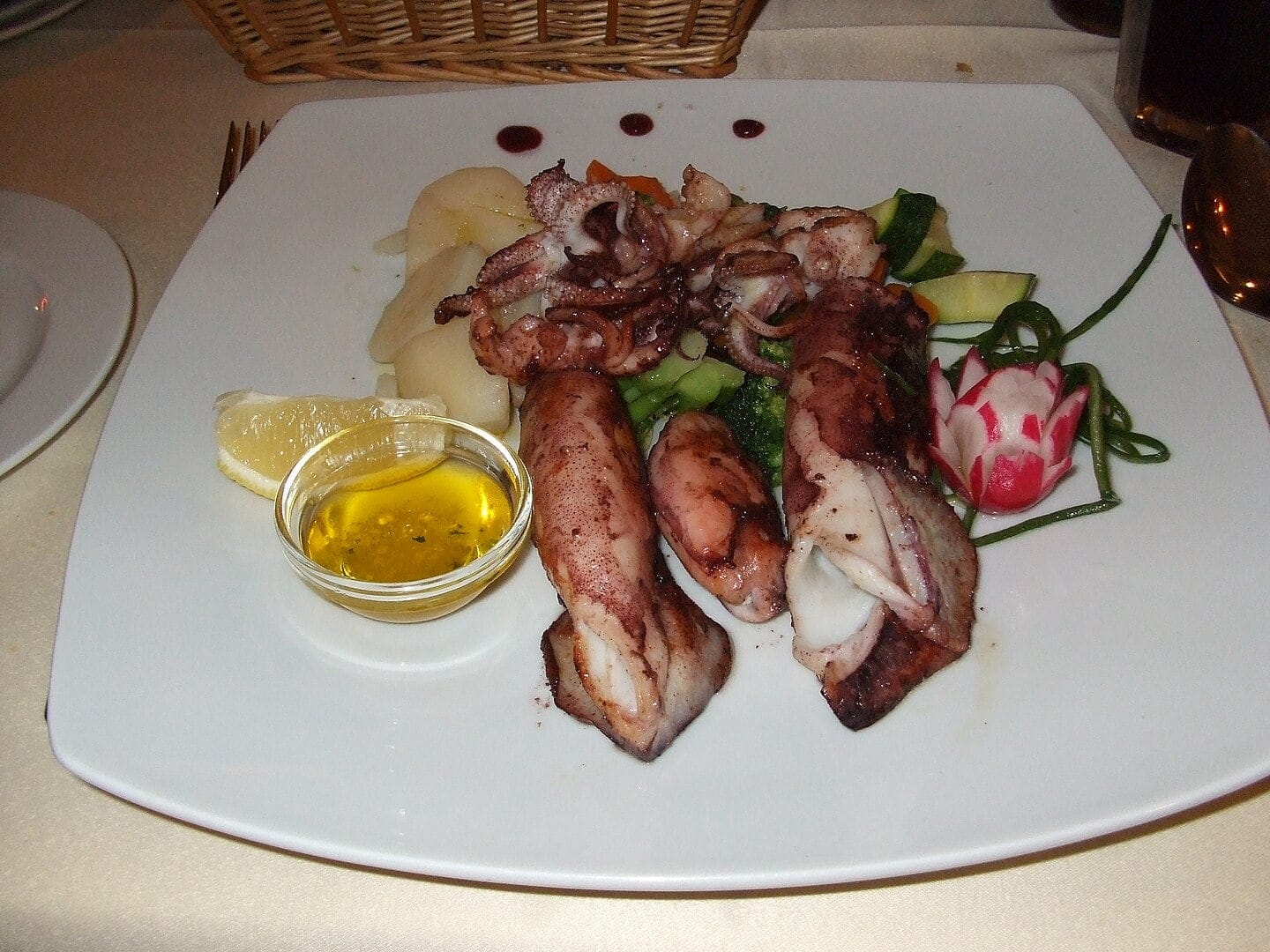 Лигње на жару