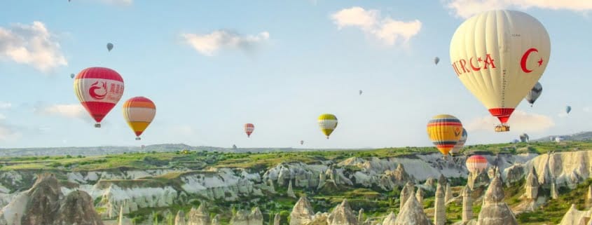 воздушные шары в Каппадокии